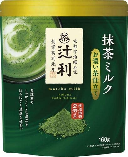 Tsujiri Matcha Milk Koicha Double Rich Instant Powder 150g