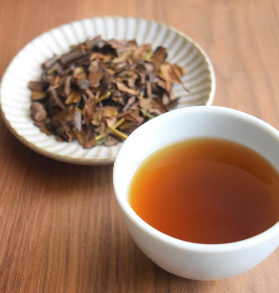 川上さんの真備寒茶 冬摘み薪焙煎茶
