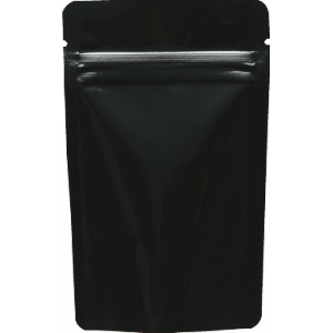 11415:黒色プラスチック製スタンドアップバッグ