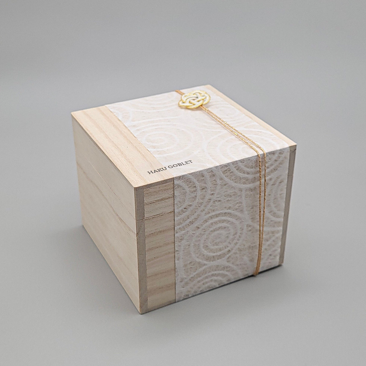 Emui × YUNOMI / HAKU Goblet(Handmade Ceramic / 桐箱入りユノミオリジナル)box