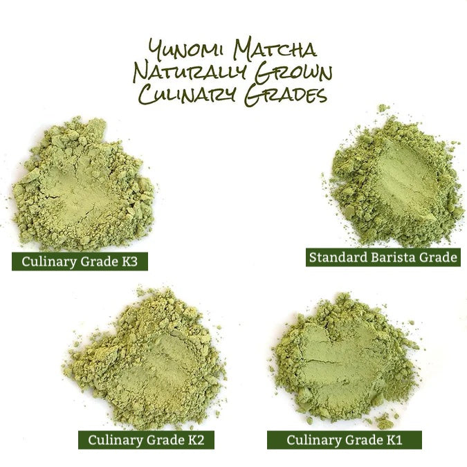 #0790.TX Yunomi.Matcha - Naturally Grown Culinary Matcha for Baking Cookies, Cakes, Ice Cream, Chocolate - Grade K3