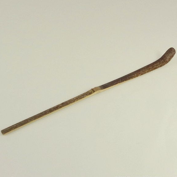 Bamboo Tea Scoop (Chashaku) for Matcha (sesame, ru3811) - natsumiya.live