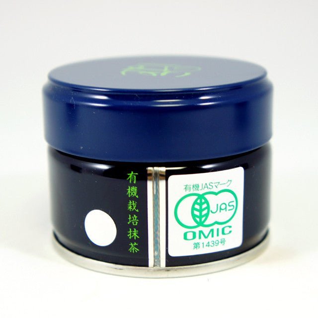 Cha Ginza: Matcha Silver, 20g tin, JAS Organic - natsumiya.live