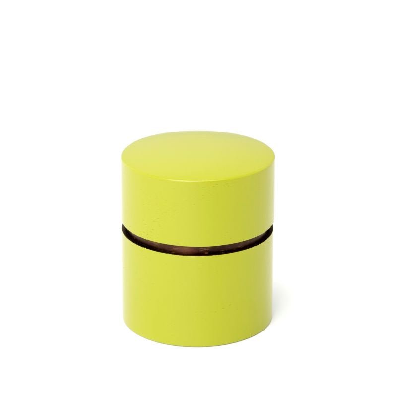 Fujiki Denshiro: Obizutsu Tea Canister - Wakaba 帯筒茶筒わかば - natsumiya.live