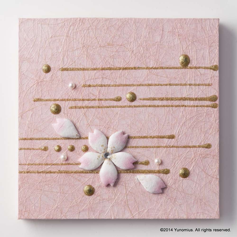 Hana & Haku: Sakura Washi Paper Panel (Pink #3) - natsumiya.live