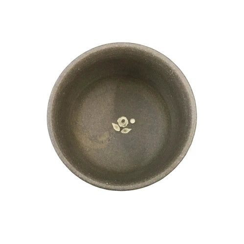 都築裕:花びら 常滑絞り出し急須 急須(60ml)&カップ(30ml) 茶 高台絞り出し急須 花びら