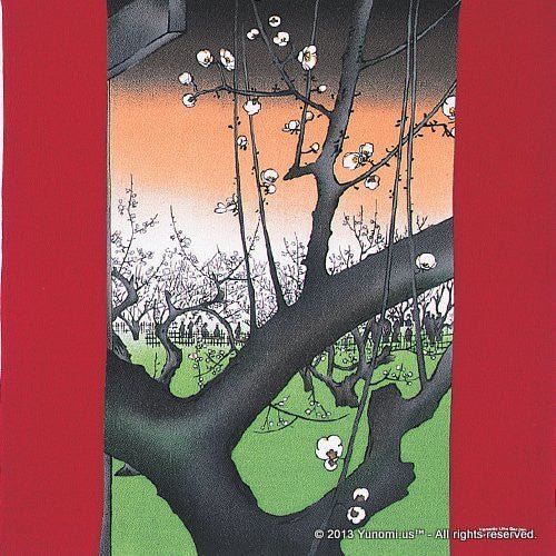 Iyo Yuinoh Center, Furoshiki: The Plum Garden in Kameido (large) - natsumiya.live