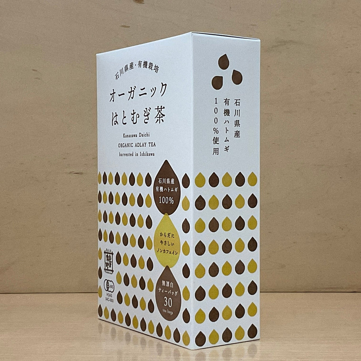 Kanazawa Daichi: Organic Hato Mugicha 有機はとむぎ茶 (3g x 30) - natsumiya.live