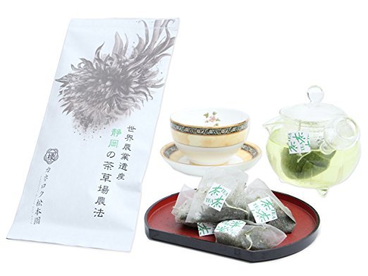 Kaneroku Matsumoto Tea Garden: Sobacha green tea 蕎麦緑茶ティーバッグ - natsumiya.live