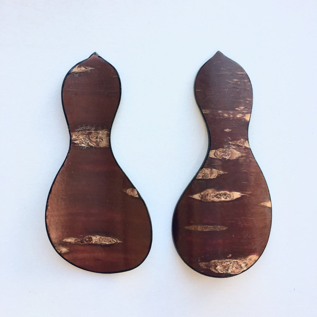 Koizumi: Sakura bark tea scoop chasaji (Gourd-shaped design) 5-235 - natsumiya.live