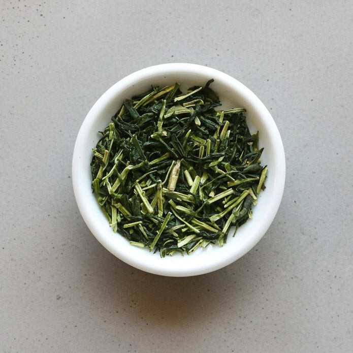 KU005 Tomizawa Tea Garden: Kumamoto Shira-ore Leaf Stem Tea - "Green Tea.Lab" 部02 白折 - natsumiya.live
