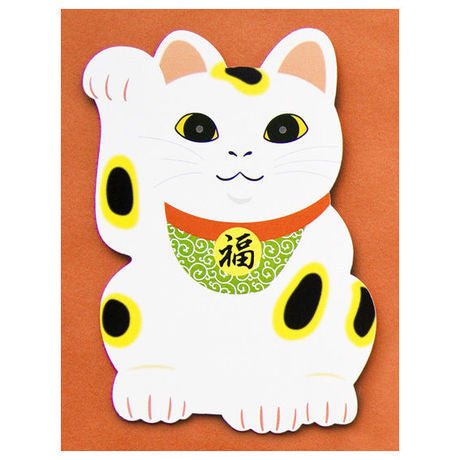Muromachi Printing: Manekineko Cat Postcard - natsumiya.live
