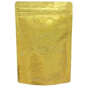 Seiwa: Resealable stand bag (gold Japanese washi paper, 6 sizes) - natsumiya.live