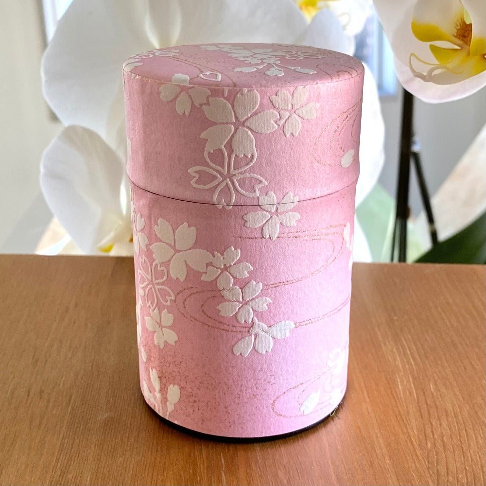 Shizucan: Sakura Tea Canister - natsumiya.live