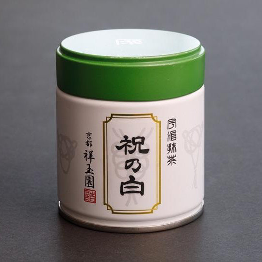 Shogyokuen: Matcha Iwai no Shiro, Premium Ceremonial Grade (40g can, Spring Harvest) 祝いの白 - natsumiya.live