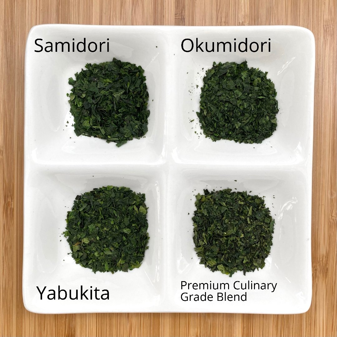 Shogyokuen: Tencha Green Tea Leaves, 4-level Sampler Set - natsumiya.live