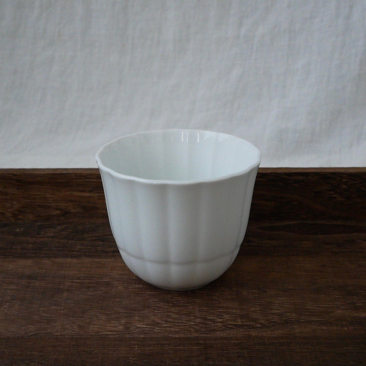Yamani - Miyama Tableware: Sencha Tea Cup Suzune, White Color - natsumiya.live