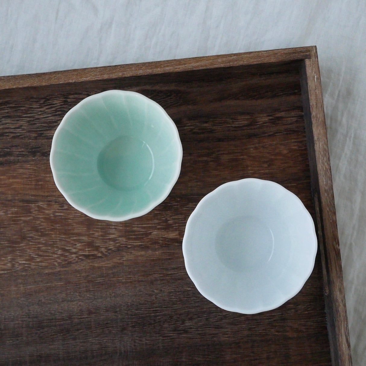 Yamani - Miyama Tableware: Sencha Tea Cup Suzune, White Color - natsumiya.live