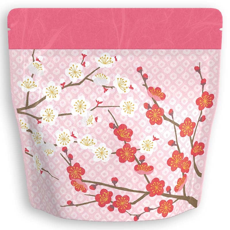 Yoshimura Pack 10100 Resealable Washi Paper Bag Japanese Plum うめ - natsumiya.live
