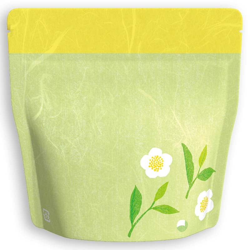 Yoshimura Pack 1451 Resealable Washi Paper Bag Tea Leaves 茶の葉 - natsumiya.live