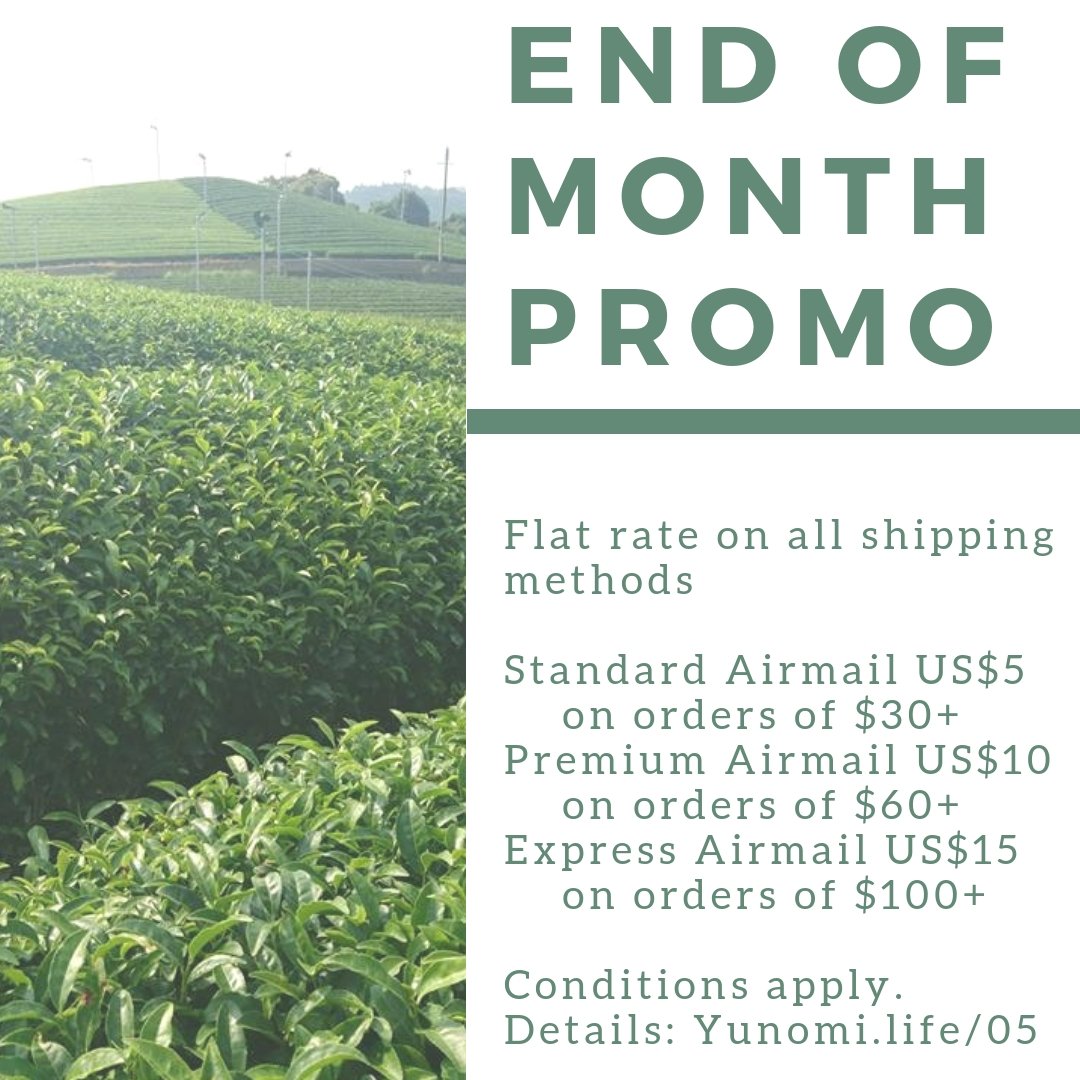 Flat-rate shipping promotion, May 2019 - natsumiya.live