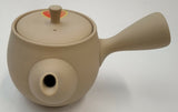 高助窯 (Y113) 高資陶苑：常滑急須 茶ポット 瓜形陶メッシュストレーナー 300ml