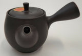 高助窯 (Y117) 高資陶苑: 常滑急須 黒 瓜形陶メッシュストレーナー 300ml