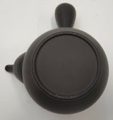 高助窯 (Y117) 高資陶苑: 常滑急須 黒 瓜形陶メッシュストレーナー 300ml