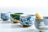荒波模様抹茶碗（木箱入り）