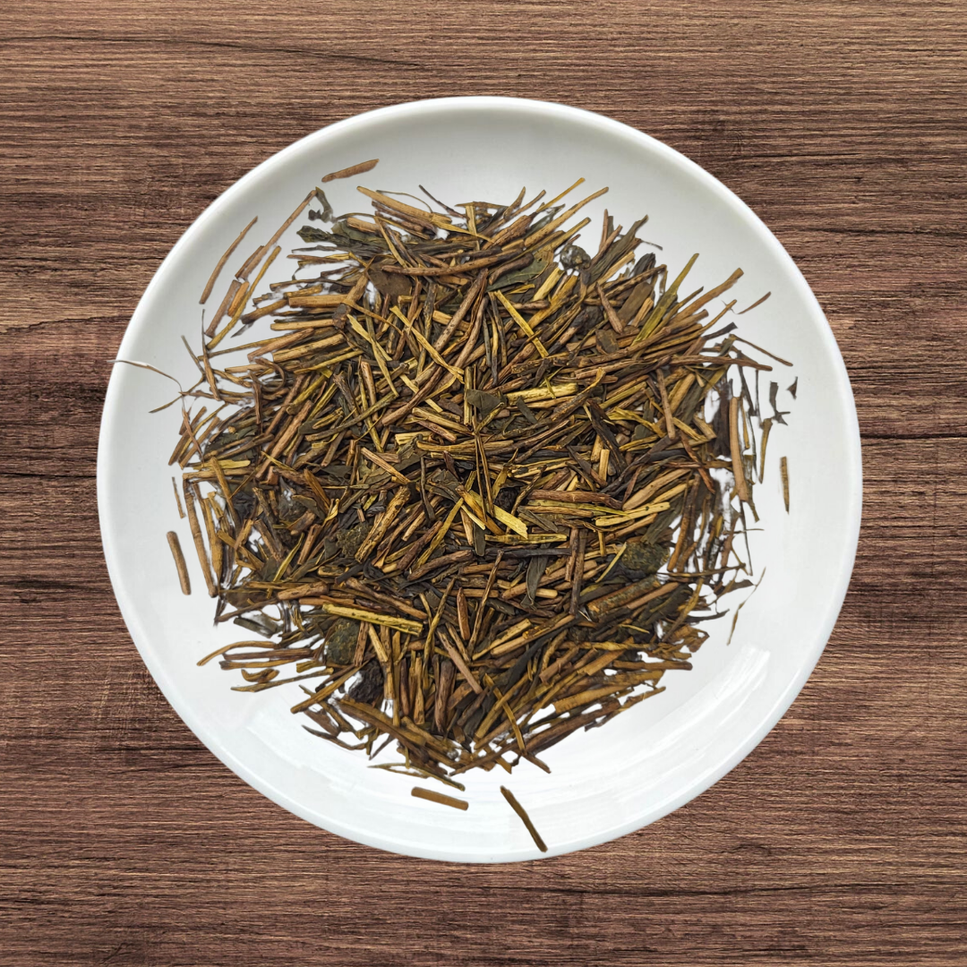 #0379.S5 兼六松本茶園：ウイスキーオークバレルウッドスモークほうじ茶 燻製焙茶 洋酒樽