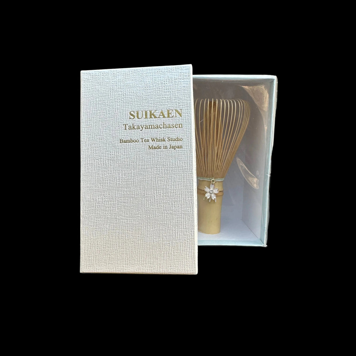 Suikaen: Chasen Matcha Whisk, Laughter (Light Green Emi, 笑)
