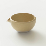 ORIGAMI「Kai - 片口」和良ブラウン - 美濃焼 磁器製片口抹茶碗