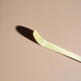 Bamboo Tea Scoop (Chashaku) for Matcha (white bamboo, ru3810)