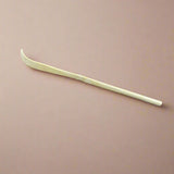 Bamboo Tea Scoop (Chashaku) for Matcha (white bamboo, ru3810)