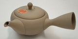 Takasuke Kiln (Y111) 高資陶苑: Tokoname Kyusu Tea Pot, Brown, Kikumaru Ceramic Mesh Strainer 250 ml