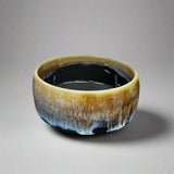 Saikai Ceramics: Hakuwan - Jatenmoku, Porcelain Matcha Bowl with Gift Box - natsumiya.live