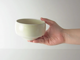 Saikai Ceramics: Hakuwan - Zouge 象牙、象牙磁器抹茶碗（ギフトボックス付き）