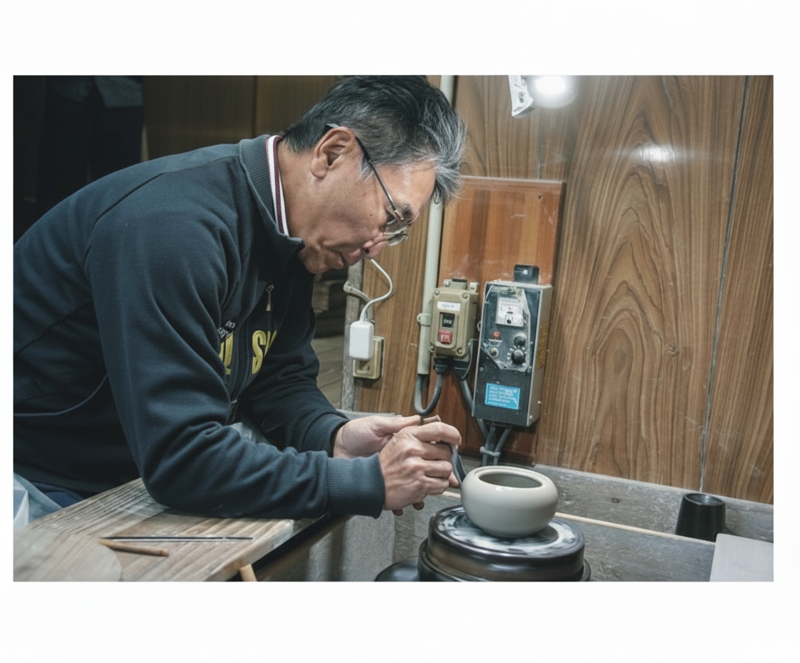 高助窯 高資陶苑 e45: 常滑急須 急須 黒 セラミックメッシュストレーナー 210ml