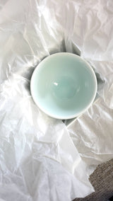 西海陶器：波佐見焼 青磁 急須セット - 急須＋ティーカップ2個