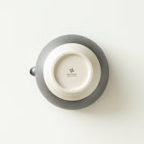(while stock lasts) Origami Tea Akatsuki Black Minoyaki Porcelain Matcha Bowl with Pouring Lip　抹茶碗 暁月ブラック