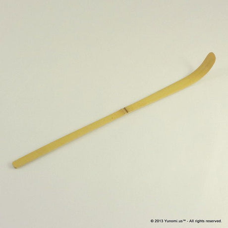 Bamboo Tea Scoop (Chashaku) for Matcha (white bamboo, ru3810) - natsumiya.live
