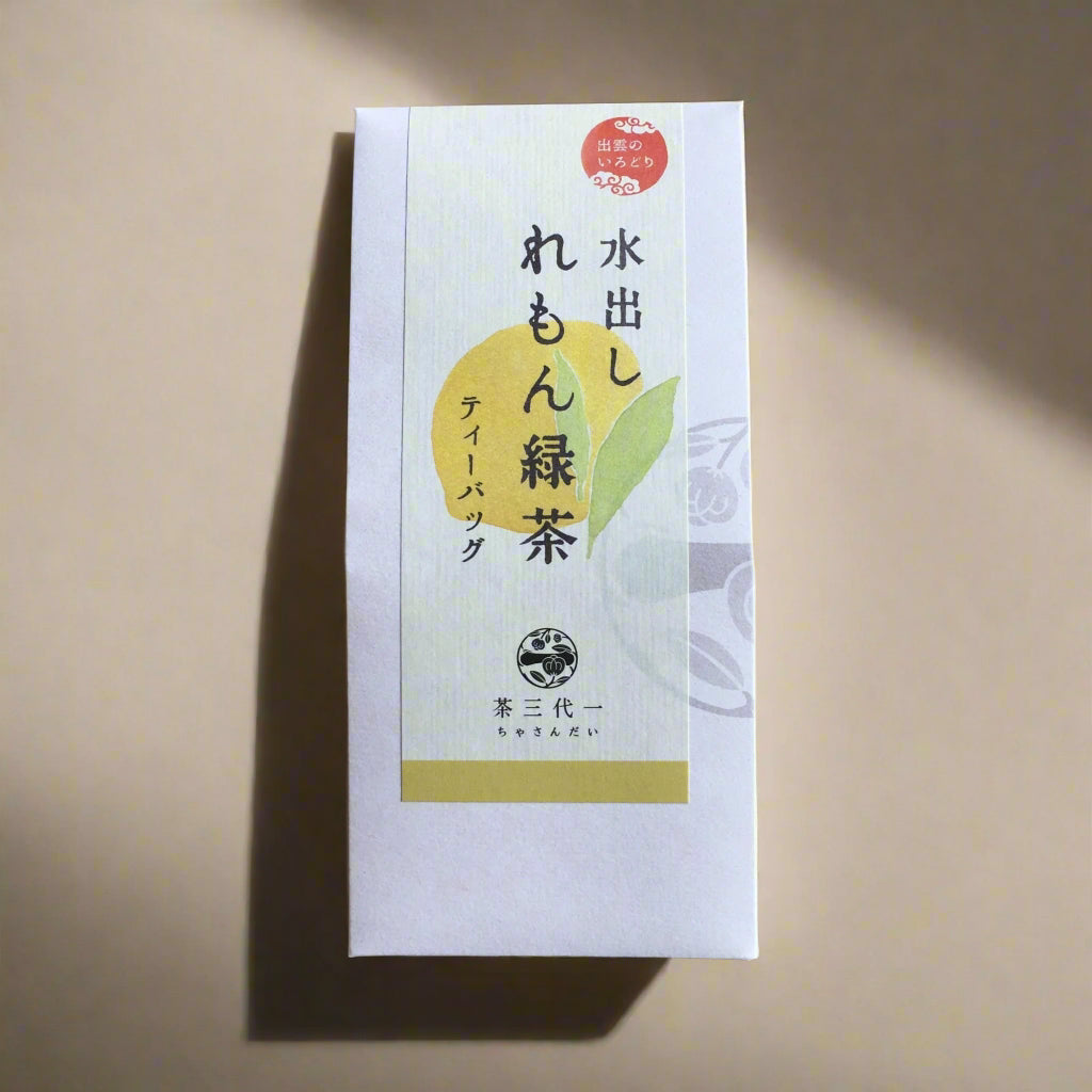 Chasandai: Cold-Brew Lemon Green Tea (5g x 5 tea bags) - natsumiya.live