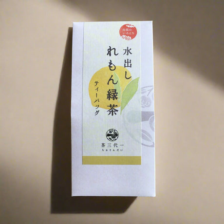 Chasandai: Cold-Brew Lemon Green Tea (5g x 5 tea bags) - natsumiya.live