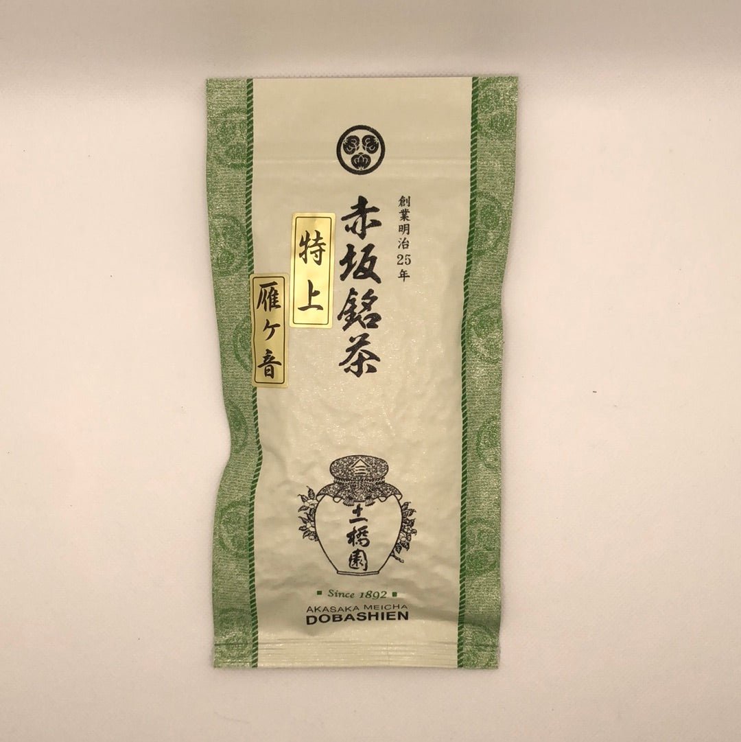 Dobashien Tea #14: Kakegawa Series: Shizuoka Karigane, Leaf Stems Green Tea 100g 特上雁ケ音 - natsumiya.live