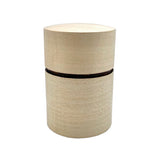 Fujiki Denshiro: Obizutsu Tea Canister - Kaede Maple 帯筒茶筒かえで - natsumiya.live