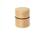 Fujiki Denshiro: Obizutsu Tea Canister - Sakura 帯筒茶筒さくら - natsumiya.live