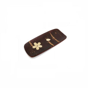 Fujiki Denshiro: Sakura Bark Tea Scoop Chasaji, with Sakura 茶箕(小)散花 - natsumiya.live