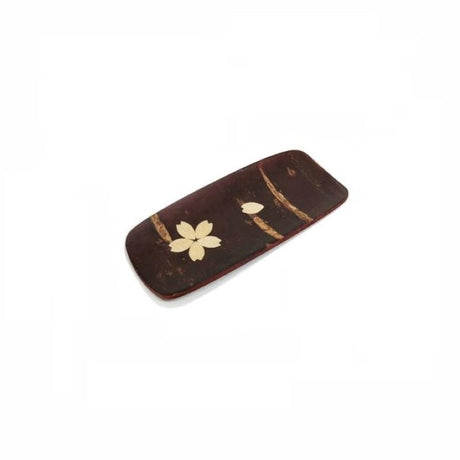 Fujiki Denshiro: Sakura Bark Tea Scoop Chasaji, with Sakura 茶箕(小)散花 - natsumiya.live