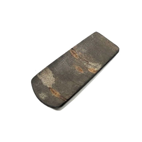 Fujiki Denshiro: Tatami Sakura Bark Tea Scoop Chasaji - Frosted Bark たたみ茶箕 霜降皮 - natsumiya.live