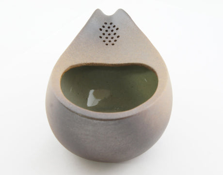 Fujisou: Bankoyaki Hitoshizuku Kyusu Tea Pot (100 ml) ひとしずく（小） - natsumiya.live